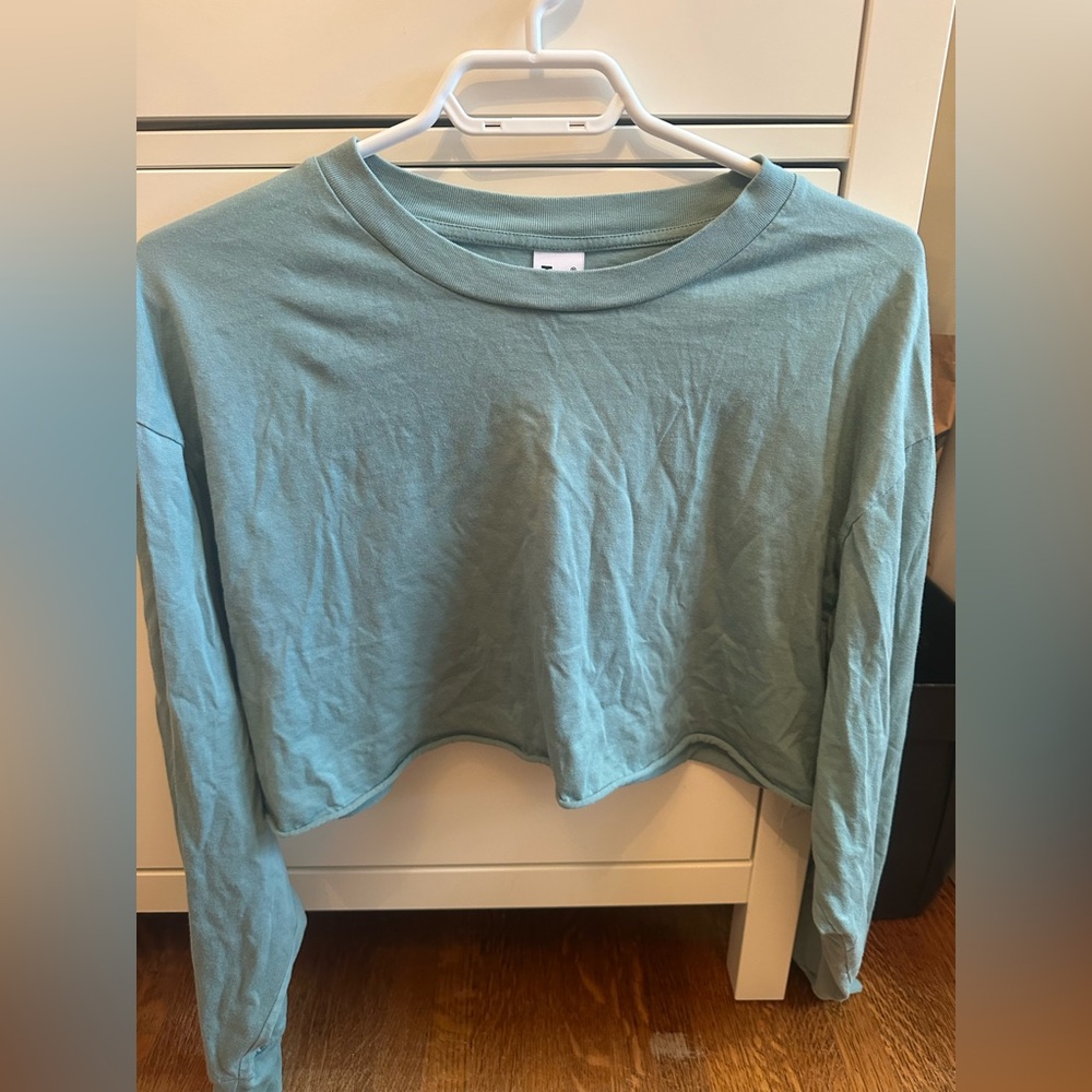 Turquoise TNA crop top